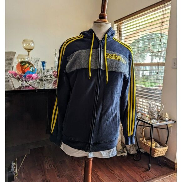 Adidas unisex fleece zipper closure jacket/hoodie    Sz S - Picture 15 of 15